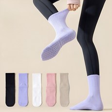 피앤도제 미끄럼 방지 여자 필라테스 요가 양말 5종 세트