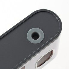 투스존 태양광충전 무선 UVC 칫솔살균기(블랙), 단품