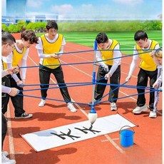 협동 게임 글씨쓰기 팀 소품 워크숍 축제 펜1개+줄6개