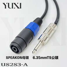 被動式喇叭線 外場喇叭線, 1個, 歐母頭母頭轉6.3公頭,9米 含雙頭 單條