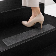 제임스마켓베이직 스텝가드 투명 미끄럼방지 스티커 60x10cm 2p 2개입