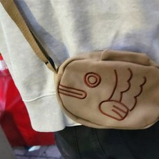 겨울 간식 모양 미니 크로스백 귀여운 데일리 외출 파우치, 1개, 상세페이지 참조