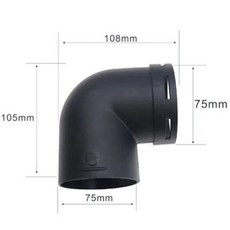 베바스토 에버스패커 디젤 주차 히터용 에어 벤트 덕트 T L Y 피스 엘보 파이프 콘센트 배기 커넥터 조이너 액세서리, 10)75mm elbow, 1개