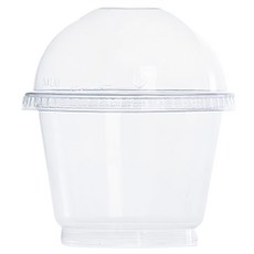 Cheongjeon F&B 外帶透明杯 + 蓋子套組, 260ml, 100個, 1套
