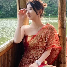 태국 미얀마 여성 다이 의상 민족 공연 무용 전통 스타일 드레스, 01 one size, 30 7