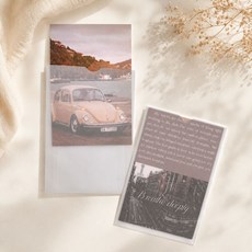 세로형 슬리브 타입 반투명 트레이싱 봉투 50매 엽서 트레싱지 청첩장봉투, 50개, 슬리브형 트레이싱 봉투 S