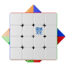 魔域 傲速V7 磁力四階魔術方塊 速解魔方 益智玩具 單軌雙軌三軌 UV版, 單軌-磁力魔衣版