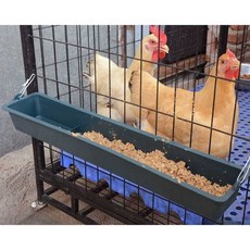 닭사료통 닭 모이통 물통 사료통 병아리 여물통 조류, 1개, 4.  70cm 1개 * 1개