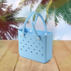 루미샵 EVA 아쿠아 젤리 비치백 스카이 수영백