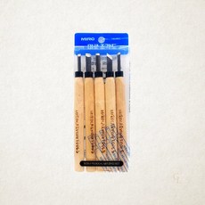 미로 조각도 5본 세트 MR6000 목공용 조각칼 미술 도구 1개입