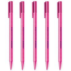 스테들러 트리플러스 텍스트서퍼 362 삼각 형광펜 INKJET SAFE, 1세트, 핑크5