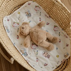 돗투돗 먼지없는 알러지케어 방수 침대 패드, 1개, 우주탐험