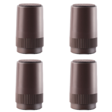 高度可調式家具腳墊 60*100mm 4入, 棕色