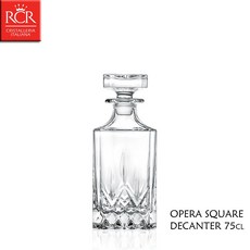 RCR Opera 水晶雕花酒瓶 750mL 方形水晶玻璃酒樽, 1個