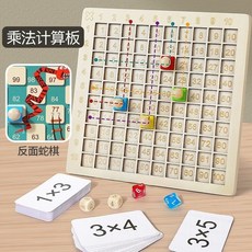 九九乘法計算板 兒童早教益智桌遊, 1個, 乘法口訣桌遊