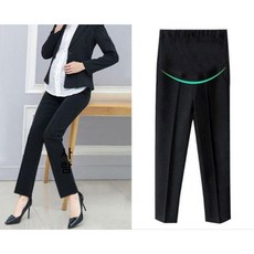출산 바지 봄 가을 정장 프로복 스트레이트 블랙 포멀웨어 겨울 여름 얇은 작업