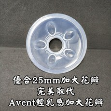 Avent 加大花瓣按摩墊 親餵重現 輕乳感 25mm花瓣按摩墊 貝瑞克可用 優合大花, 1個