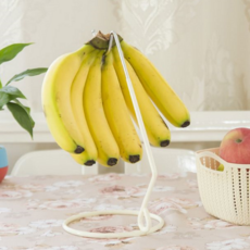 바나나 걸이 싱크대 정리대 철제 바나나 보관대 주방 과일 진열대 행거 후크 메탈 선반