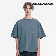 [스케쳐스] 남성 C/P 헤비웨이트 반팔 라운드 티셔츠 SL3MTCFM053
