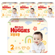하기스 2020 보송보송 기저귀 아동공용 소형 2단계(4~8kg) 밴드형, 2단계, 272매