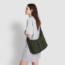 [JAJU] 자주 멀티 포켓 크로스 백_카키