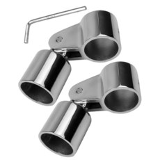 [ 708454 ] HZSIFU 2.2cm(7/8인치) 비미니 탑 조 슬라이드 아이 엔드 캡 316 스테인리스 스틸 해양 보트 하드웨어