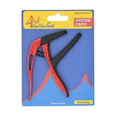Golden Gate GC-50RD 어쿠스틱 기타 카포 - 레드 Golden Gate GC-50BK Acoustic Guitar Capo - Black, 빨간색