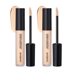 [1+1] 페리페라 더블 롱웨어 커버 컨실러, 내추럴베이지, 2개