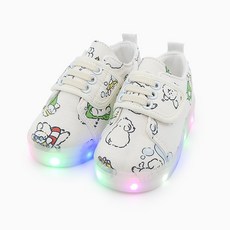 베이비솔 유아동 퍼피스텝 LED 운동화