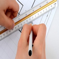 인테리어용 자 삼각스케일자 15cm30cm 30cm 고배율, 15cm - 고배율