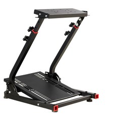 레이싱휠 거치대 의자 시뮬레이션 바퀴 핸들 고정 지지대, 1개, 블랙기어없음, 기본 색상