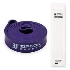 집콕스포츠 라텍스 풀업 밴드, 퍼플, 1개