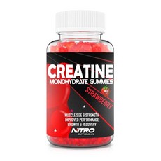 Nitro Supplements - 크레아틴 모노하이드레이트 젤리 (60개) 30회 분량 243472, Nitro Supplements - 크레아틴 모노하이드, 1개