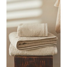 자라홈 브랜드관 베이직 테리클로스 코튼 목욕 타월(500G/M²) 45540013711, 페이스 타월 / 50 x 90, 샌드