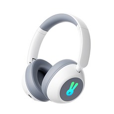 디알고 블루투스 LED 청력 보호 키즈 헤드폰, WHITE, DRGO-BH10CK