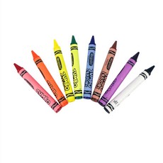 더가몽 유아용 굵은 손잡이 크레파스 8입 그림크레용