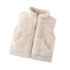 兒童保暖毛絨背心，柔軟舒適多色可選，秋冬必備款