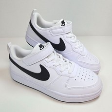 나이키 코트버로우 키즈 운동화 화이트 PS 리크래프트 로우 찍찍이 아동 스니커즈 초등학생 발편한 신발