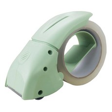 仟福文具 省力降噪封箱切台 防回黏膠帶切割器, 1個, 綠色