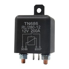 TN686 고강도 자동차 릴레이 12V 200A 고전류 파워 스타트 RL28012 모델 구리 단자 100A