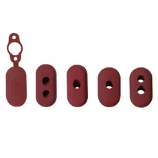 4/5PCS 고무 충전 포트 플러그 Xiaomi M365 Pro 1S 2 전기 스쿠터 방수 커버 케이스 용 먼지, [06] C-5PC