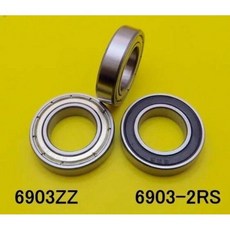 10pcs S6903-2RS 6903-2RS 6903ZZ 베어링 17x30x7mm 자전거 바닥 브래킷 부품 17 30 7mm S6903 6903 61903, 10개