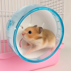 루프메이드 햄스터 휠 무소음 장난감 케이지 장난감, 1개, 블루