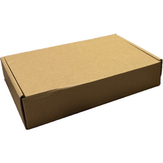 小型長方形瓦楞紙箱 (14.2cm x 8.2cm x 2.7cm) - 儲物、寄貨、搬家適用, 棕色, 50個