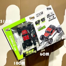 DFMEI 男孩大禮盒四通六輪越野攀爬遙控車兒童玩具, 1個, 817-26 四通合金遙控越野攀爬車:如圖