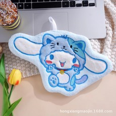 쿠쿠팡팡 핸드타올 부드러운 흡수력휴대용 수건, 시나모롤, 1개