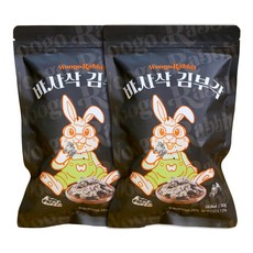 우고래빗 남원 수제 찹쌀 바사삭 김부각, 2개, 50g