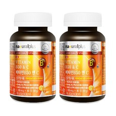 내츄럴플러스 비타민B50 앤 C 1100mg x 90정 X 2 (6개월분), 1개