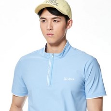 藍鯨高爾夫 LYNX 男生短袖上衣 #1151106-64（淺藍）