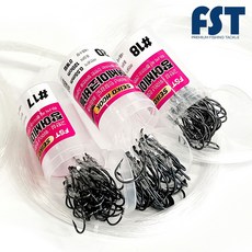 FST 민물장어 우나기 낚시바늘 장어채비 세이코 묶음바늘 벌크, 1세트, 40개입